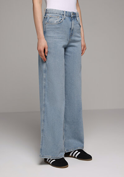 Image de 979 Ellie Pantalon    En Jean Loose Fit Femme