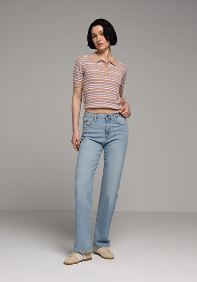 Image de 792 Mila Pantalon En Jean Regular Fit Femme