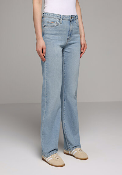 Image de 792 Mila Pantalon    En Jean Regular Fit Femme