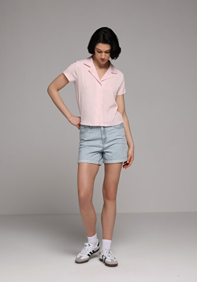 Image de Rose Slim Fit Carré Rachel Femme