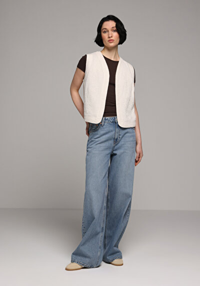 Image de Chemise À Manches Courtes Ecru Jakarli Fashion Fit Femme
