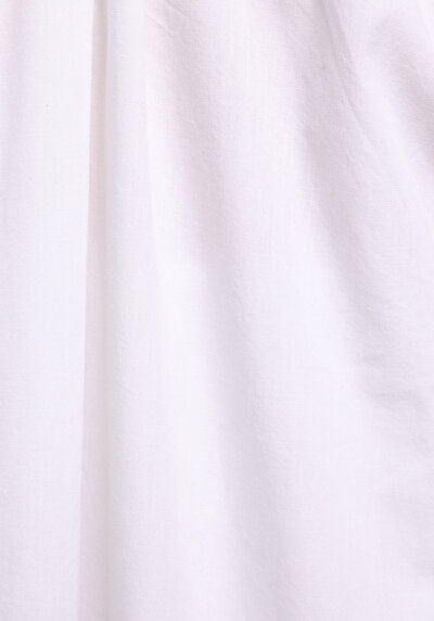 Image de Robe Blanc Regular Fit Manches Courtes Maxi Popeline Femme
