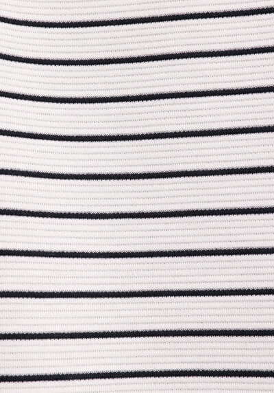 Afficher les détails de T-shirt Polo À Manches Courtes Blanc Rayé Regular Fit Homme