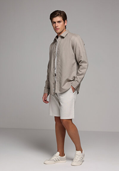 Image de Short Blanc Regular Fit Homme
