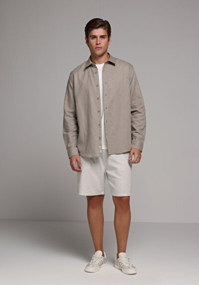 Image de Short Blanc Regular Fit Homme