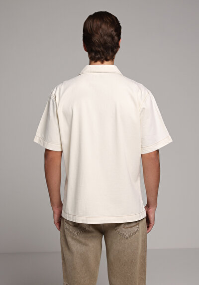 Image de Chemise À Manches Courtes Droit Oversize Fit Homme