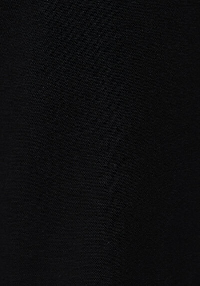 Afficher les détails de Pantalon Noir Straight Leg Medium Rise En Sergé Regular Fit Homme