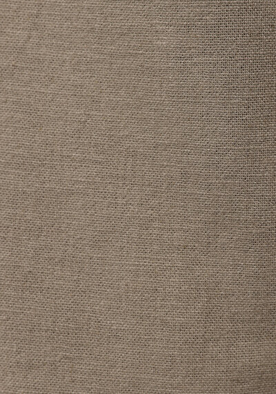 Afficher les détails de Pantalon Beige Straight Leg Medium Rise En Sergé Regular Fit Homme
