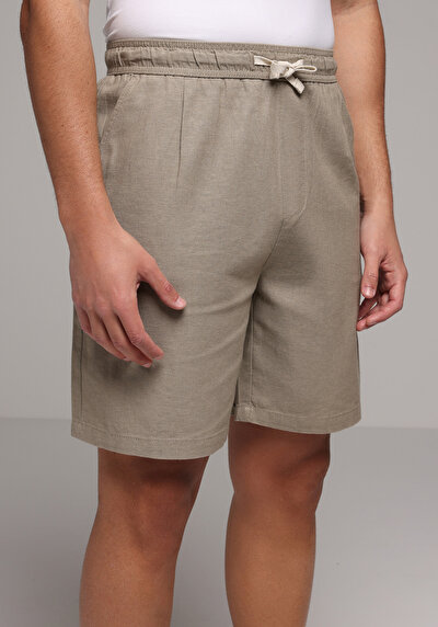 Image de Short Beige Regular Fit Homme