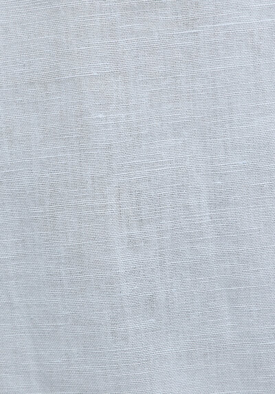 Afficher les détails de Chemise À Manches Longues Bleu Regular Fit Droit Lin Homme