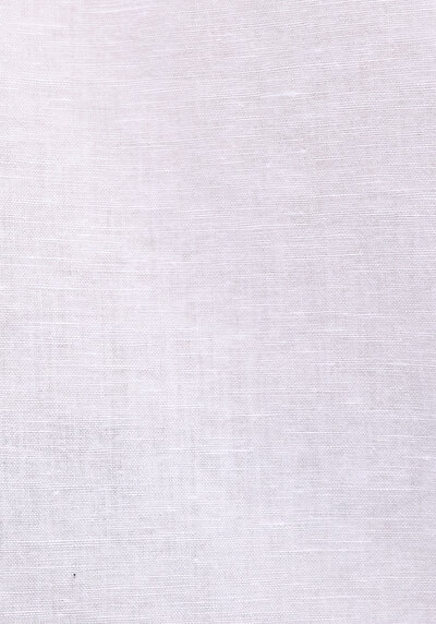 Afficher les détails de Chemise À Manches Longues Blanc Regular Fit Droit Lin Homme