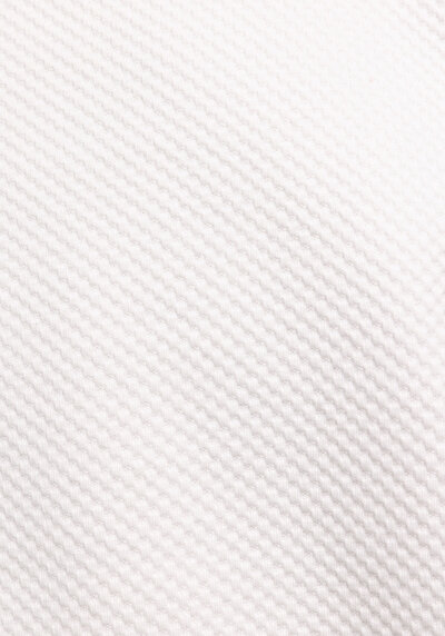 Afficher les détails de T-shirt Polo À Manches Courtes Blanc Droit Regular Fit Homme