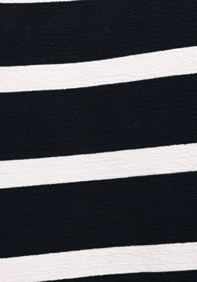 Afficher les détails de T-shirt À Manches Courtes Marine Comfort Fit Rayé Homme