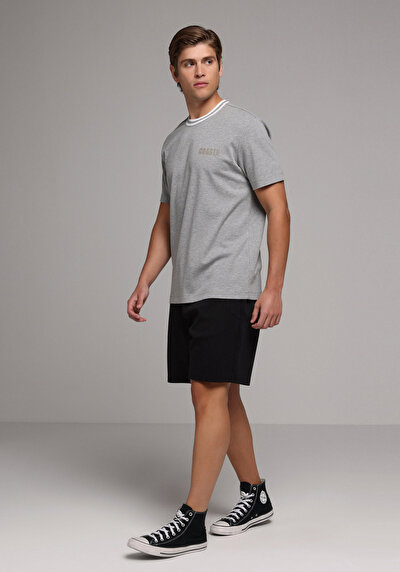 Image de Short Noir Regular Fit Homme