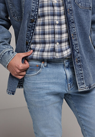 Image de 041 Danny Pantalon    En Jean Slim Fit Homme