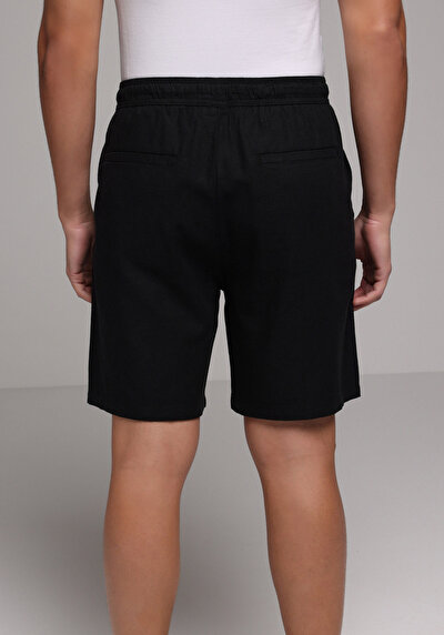Afficher les détails de Short Noir Regular Fit Homme