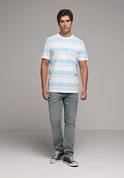 Image de 044 Karl Pantalon En Jean Straight Fit Homme