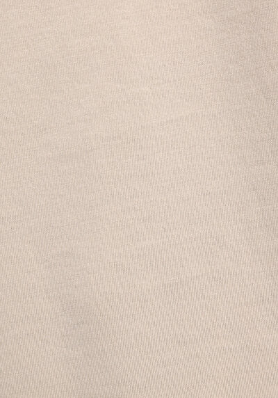 Afficher les détails de T-shirt À Manches Courtes Beige Regular Fit Droit Homme