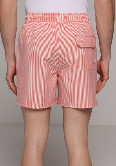 Image de Short De Bain Corail Slim Fit Doublé Homme