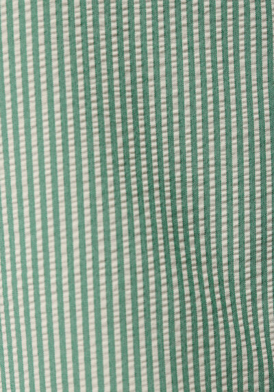 Afficher les détails de Short De Bain Vert Slim Fit Doublé Homme