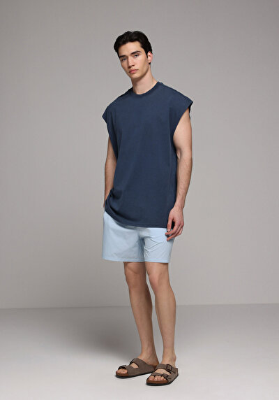 Image de Athlète Bleu Oversize Fit Homme