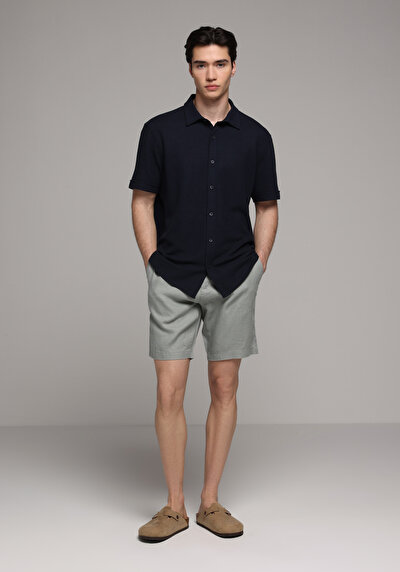 Image de Short Vert Regular Fit Homme
