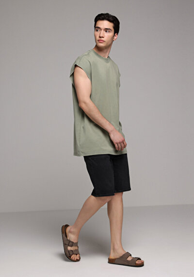 Image de Athlète Vert Oversize Fit Homme