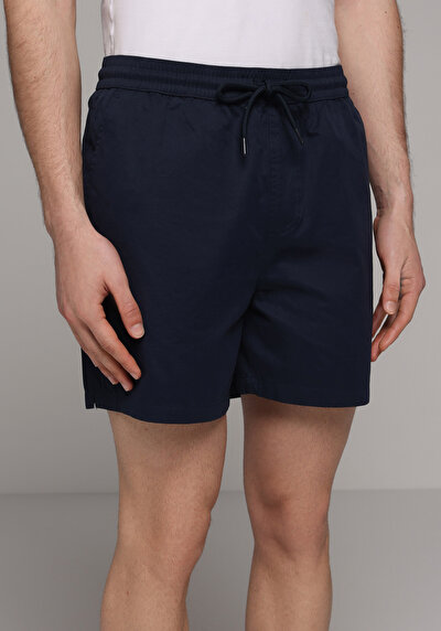 Image de Short De Bain Marine Slim Fit Doublé Homme