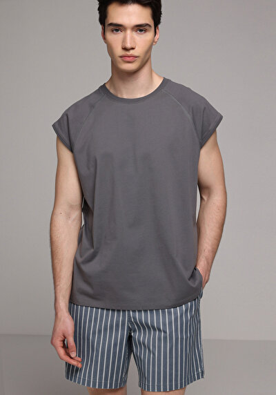 Image de Athlète Anthracite Boxy Fit Homme