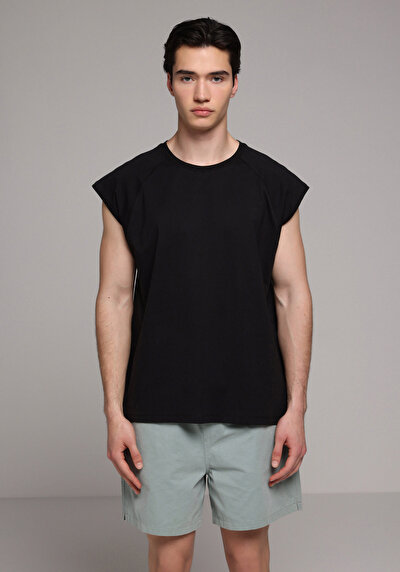 Image de Athlète Noir Boxy Fit Homme
