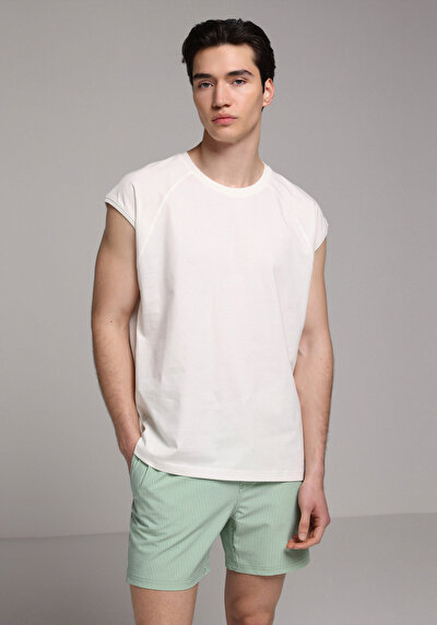 Image de Athlète Blanc Boxy Fit Homme