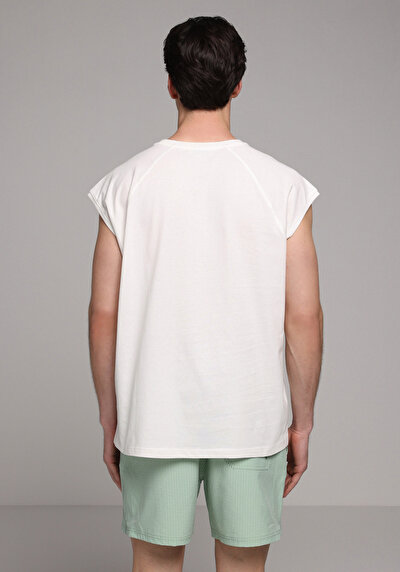 Image de Athlète Blanc Boxy Fit Homme