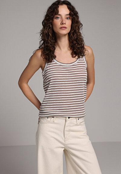 Image de Athlète Marron Slim Fit Femme