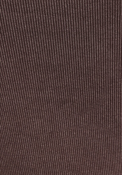 Afficher les détails de Robe Marron Slim Fit Sans Manches Mdi Côtelé Femme