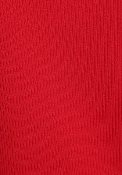 Afficher les détails de T-shirt À Manches Courtes Rouge Slim Fit Droit Femme