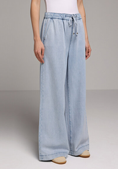 Image de 982 Mely Pantalon En Jean Loose Fit Femme