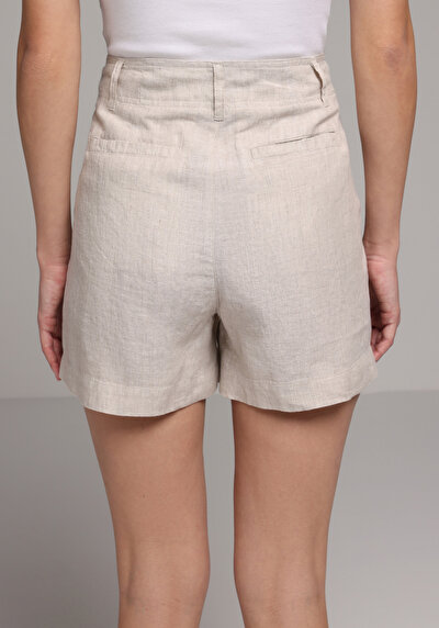 Image de Short Beige Regular Fit Femme