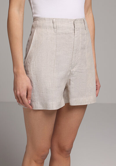 Image de Short Beige Regular Fit Femme