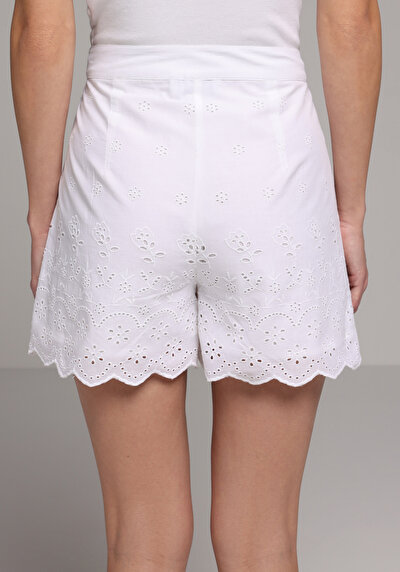 Image de Short Blanc Regular Fit Femme