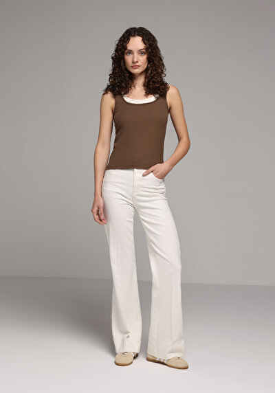 Image de Athlète Marron Slim Fit Femme