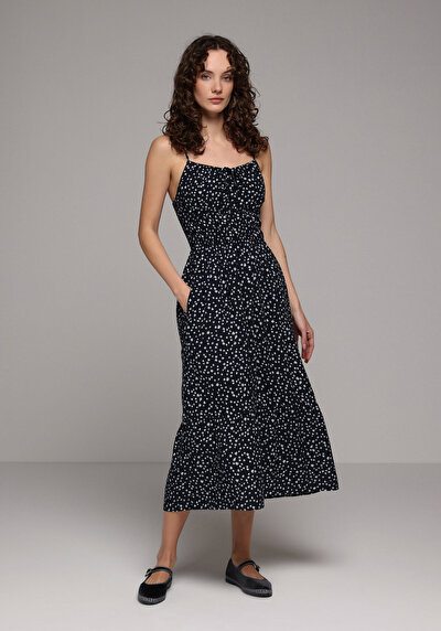 Image de Robe Marine Regular Fit  Mdi Uni Femme