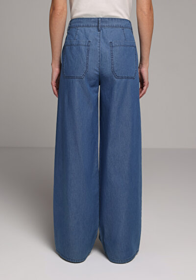 Image de 978 Edna Pantalon    En Jean Loose Fit Femme