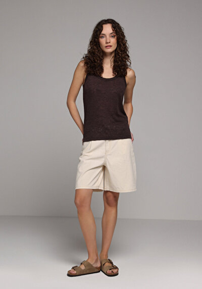 Image de Athlète Marron Slim Fit Femme