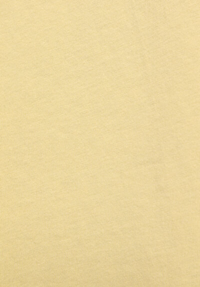 Image de T-shirt À Manches Courtes Jaune Regular Fit Droit Femme