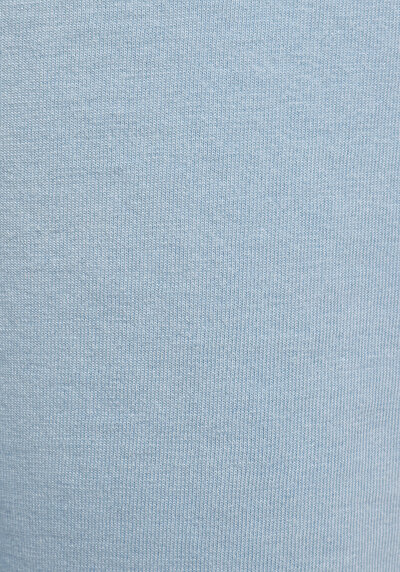 Afficher les détails de T-shirt À Manches Courtes Bleu Relaxed Fit Droit Femme