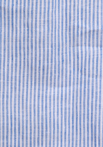 Image de Chemise À Manches Longues Bleu Fashion Fit Rayé Uni Femme