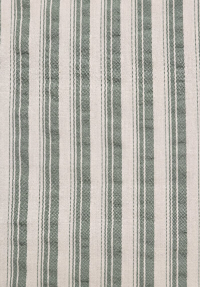 Afficher les détails de Chemise À Manches Courtes Vert Rayé Fashion Fit Femme