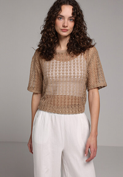 Image de Tricoter Marron Regular Fit  Femme