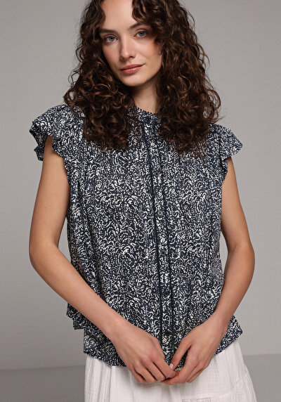 Image de Chemise À Manches Courtes Marine Fashion Fit Femme
