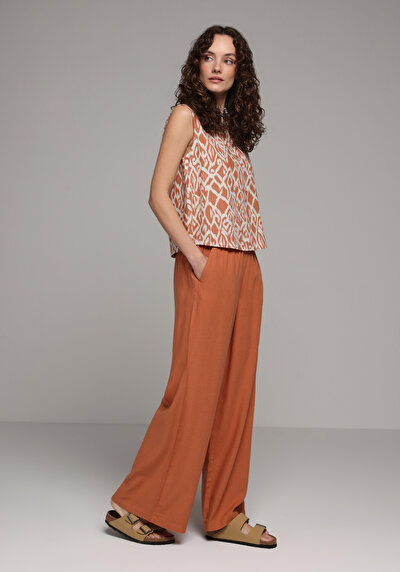 Image de Chemise À Manches Courtes Marron  Fashion Fit Femme